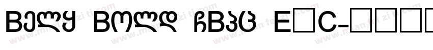 Bely Bold GBpc EUC字体转换